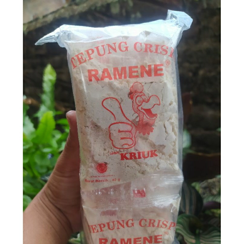 

(Harga per pack) Tepung Crispy Ramene Cap Jempol Kriuk ( 1 pak isi 10 bks) Free Hadiah