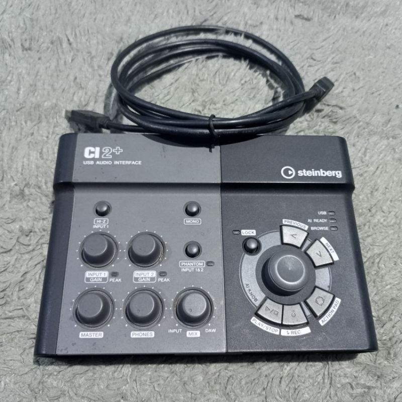 Soundcard Steinberg CI2+ Include Kabel USB Kondisi Bekas Normal