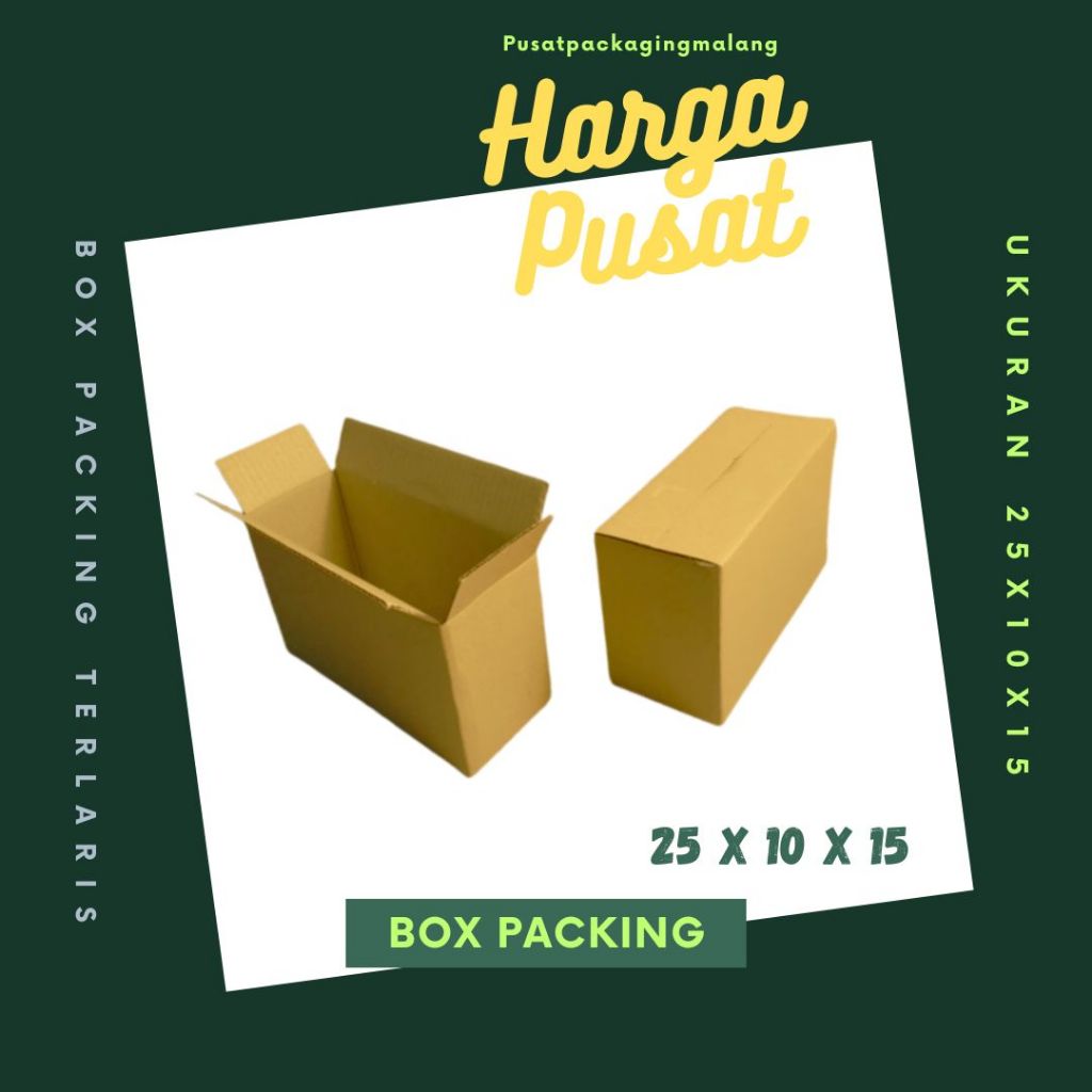 

Kardus 25x10x15 Box Packing A1 Karton Dus Jamu Kotak Olshop Kemasan Souvenir Sparepart Obat Madu Mainan