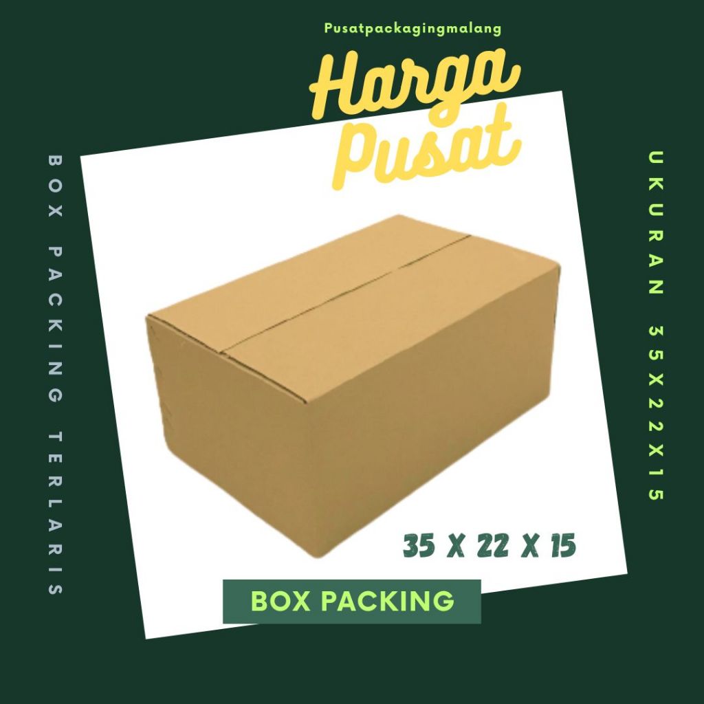 

Karton 35x22x15 Kardus A1 Packing Dus Kotak Kemasan Box Aksesoris Souvenir Sparepart Obat Madu