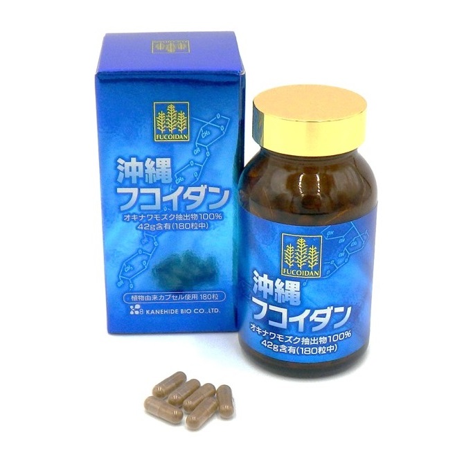 Kanehide Bio Okinawa Fucoidan Mozoku | 180 Capsule  Ori Japan