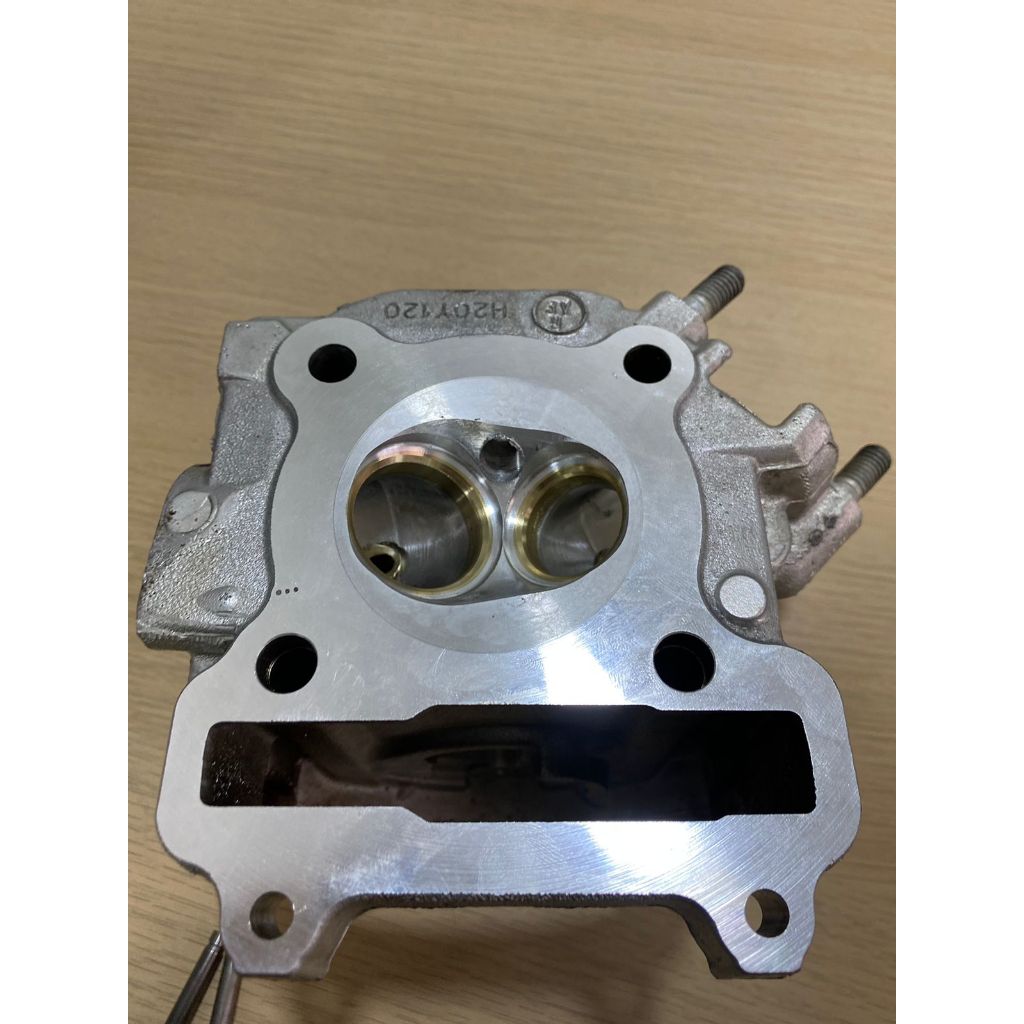 CYLINDER HEAD MIO HEAD MIO KLEP 28 24 BATANG 5 PORTING PROSES CNC SETTING + BOSH KLEP ALLBRONZE