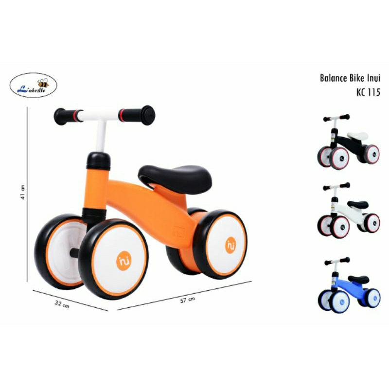 Labeille KC115 Balance Bike Inui | Sepeda Mini Anak