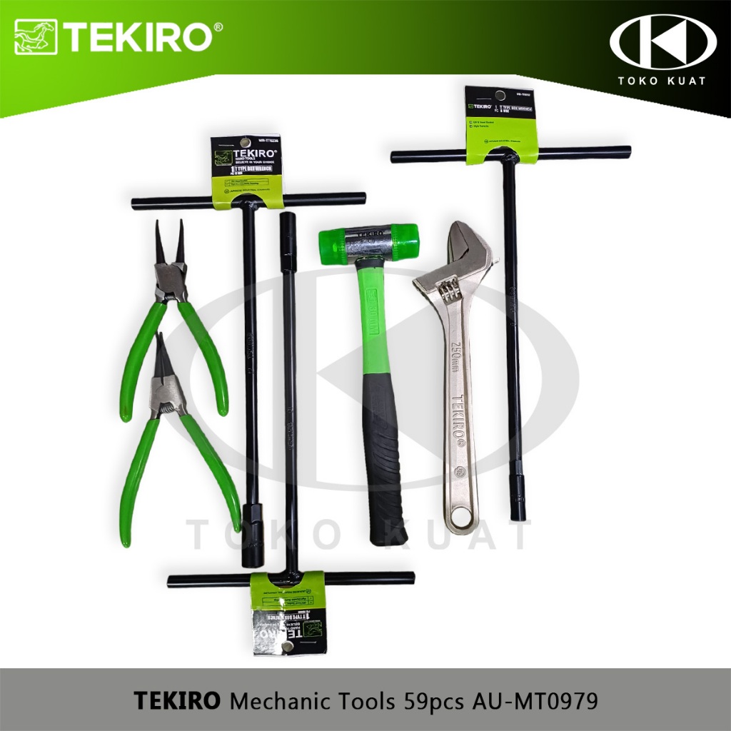 Mechanic Tools Set 59pcs TEKIRO Tool Box Set Perkakas Bengkel AU-MT0979