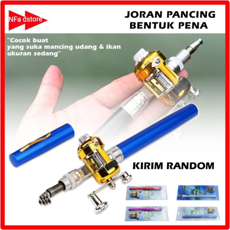 Joran Pena Alat Pancing Mini Fishing Rod Pen Mini Portable