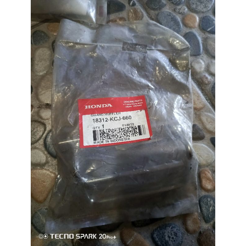 COVER KNALPOT HONDA TIGER REVO ORIGINAL AHM