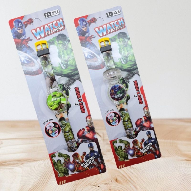 grosiran jam tangan anak  /  jam tangan anak Musik Hulk