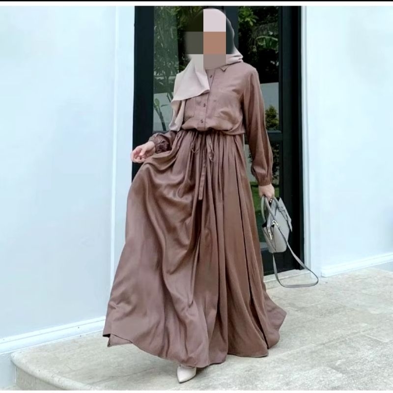 (Preloved) Gonegani Elsa dress choco size S