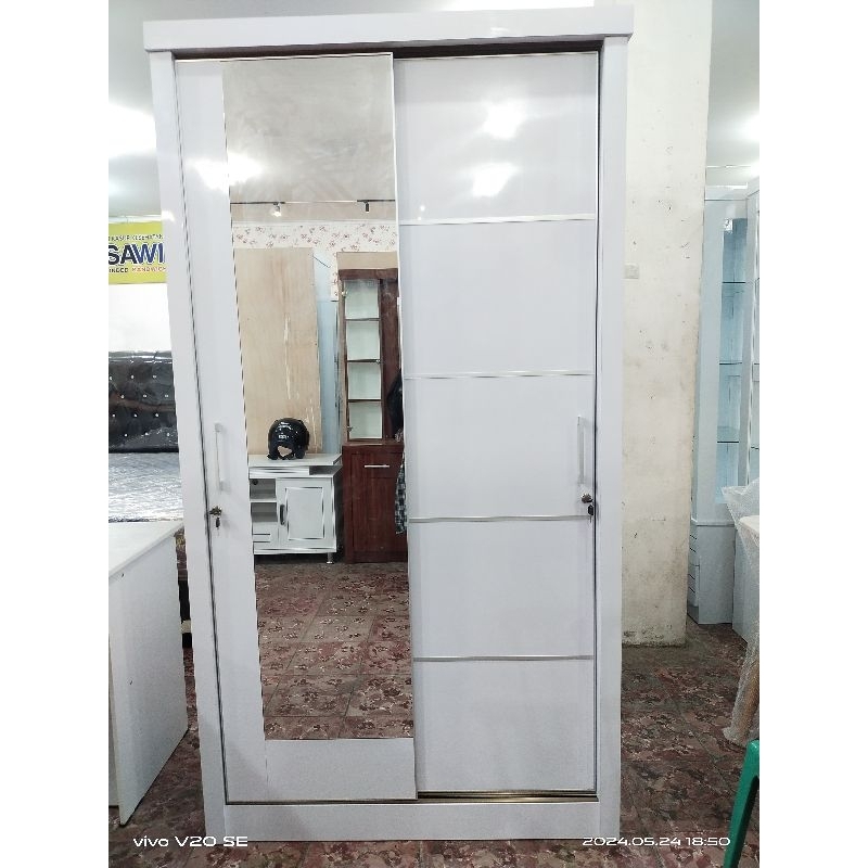 lemari pakaian pintu 2 multiplek