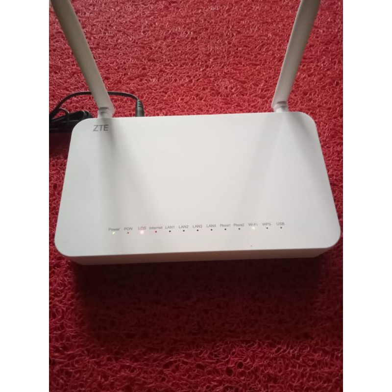ZTE F609 V3 Port Biru Bersih Mulus Router Wifi GPON ONT