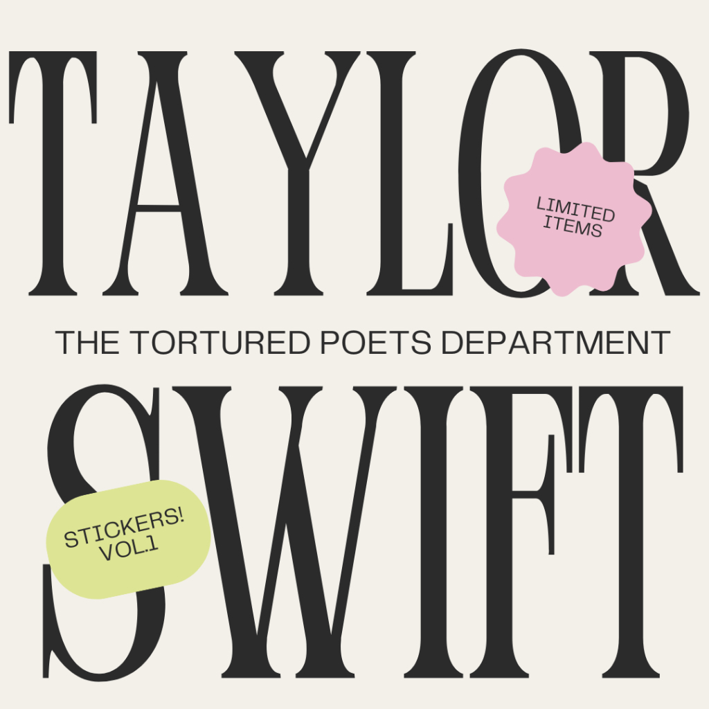 

Taylor Swift TTPD stickers 1pack(9pcs)