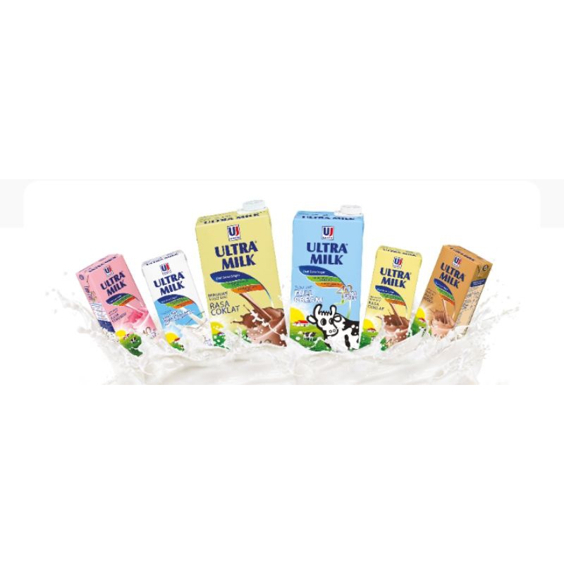

Susu ULTRA MILK Rasa Cokelat/Caramel/Straberry/Full Cream