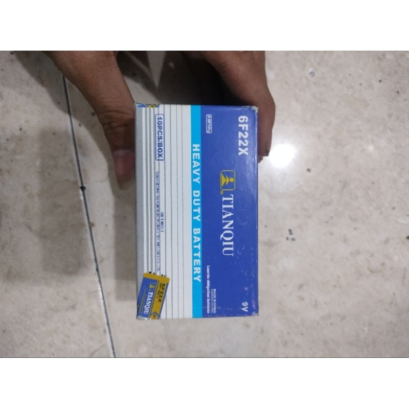 Batre 9v TIANQIU kotak /Batrei 9v TIANQIU korak