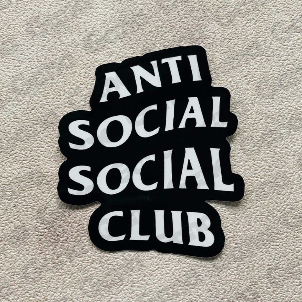 

Stiker Sticker ASSC Stiker Brand Anti Social Social Club Sticker Pack Band Aesthetic Laptop Hp