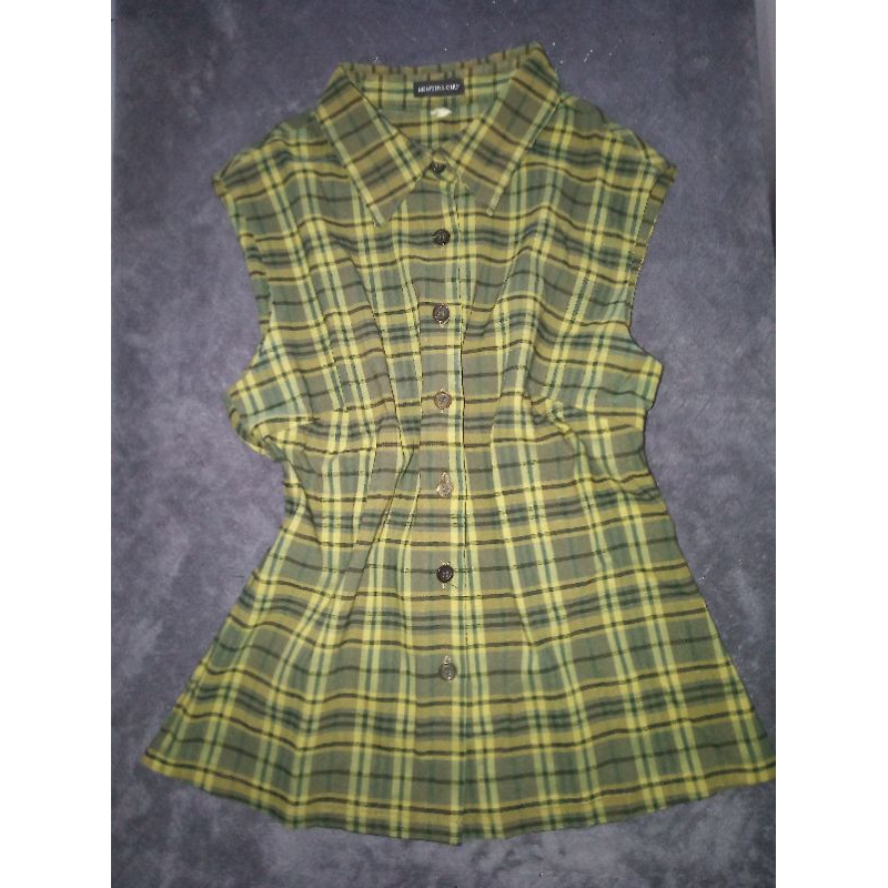 Vest Kotak - Vest Katun - Preloved Outer - Rompi Katun