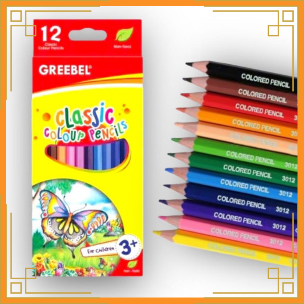 

GREEBEL Pensil warna classic 12,24 dan 36 warna