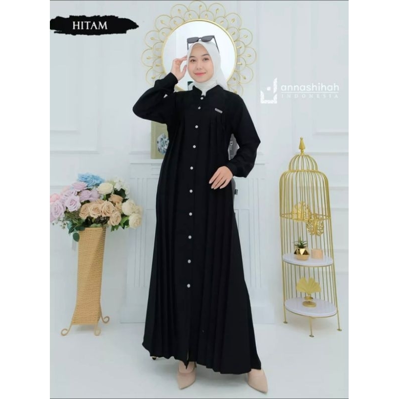 GAMIS/DRESS ANANDA YORIS BY ANNASHIHAH ORIGINAL BRAND