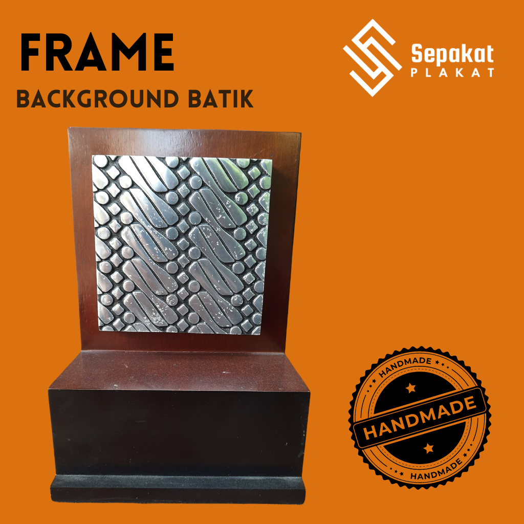 Plakat, Plakat Wayang, Plakat Custom+box, Frame Wayang Background Batik