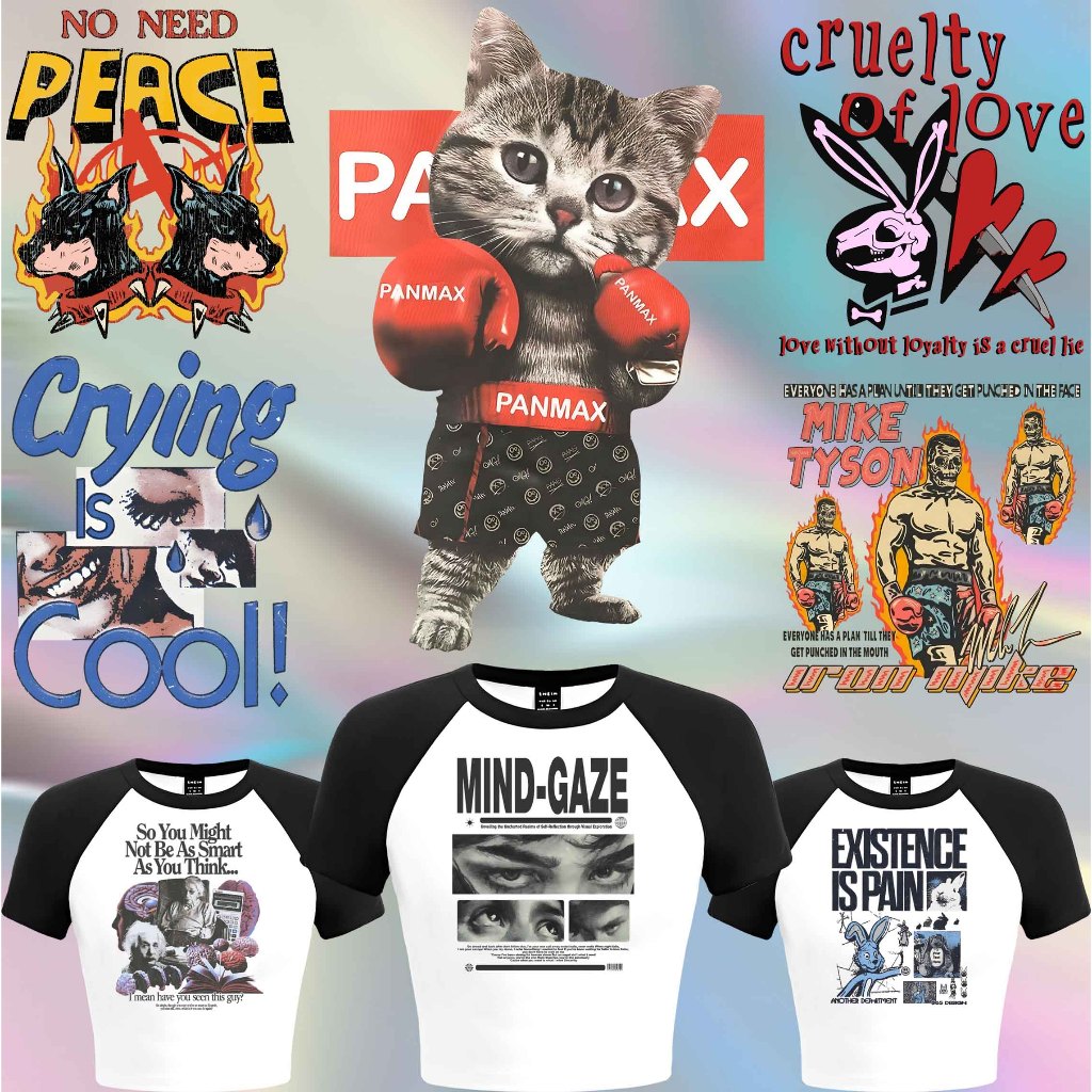 

SABLON STICKER DTF UKURAN 19CM TEMA RANDOM 13