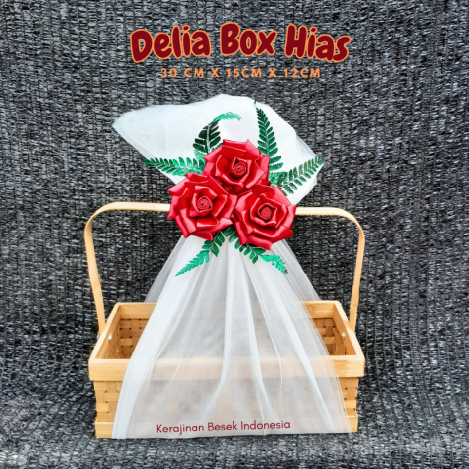 

DELIA BOX HIAS BUNGA HAMPERS HANTARAN PARSEL toples kue kering MURAH SESERAHAN KOTAK KERANJANG JINJING UNIK PERNIKAHAN SOUVENIR