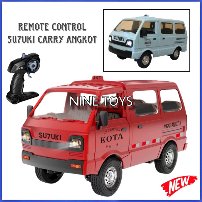 RC ANGKOT MAINAN MOBIL REMOTE CONTROL MOBIL ANGKUTAN UMUM ANGKOT RC CARRY