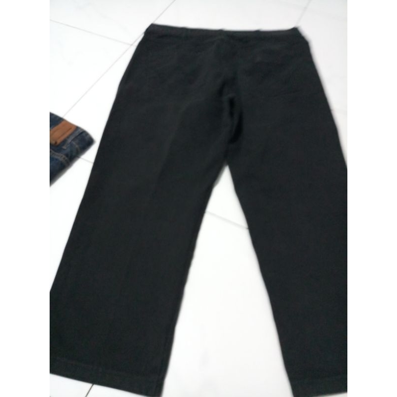 Celana Jeans WRANGLER MEN PRIA ORIGINAL HITAM BLACK SIZE 40 ORIGINAL