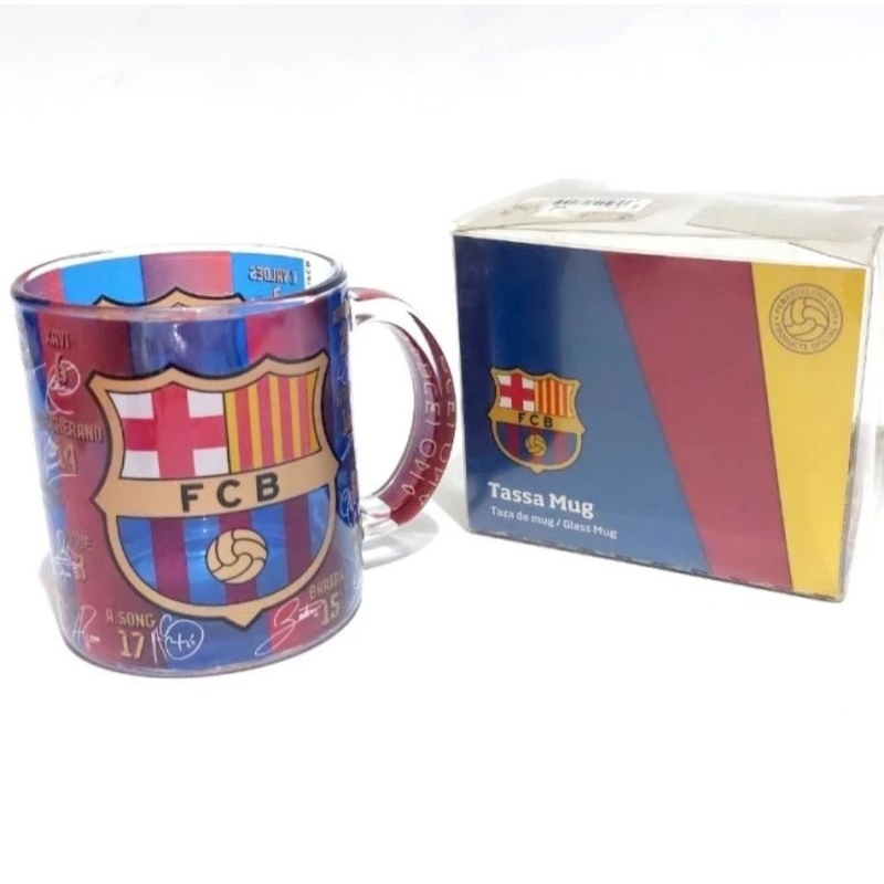 Tessa Mug official product FC Barcelona Limited edition gelas koleksi