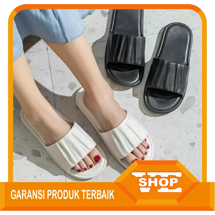 Veshop  SA065 Sandal Eva Wanita Sandal Flat Polos