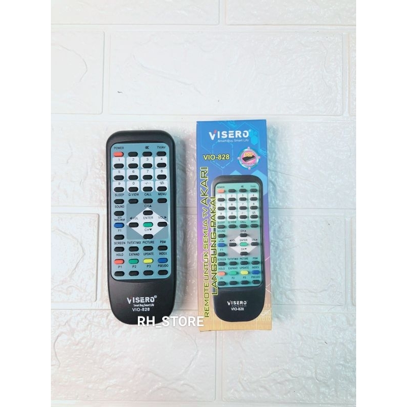 REMOT TV VISERO VIO-828 / REMOT TV VISERO AKARI TERMURAH
