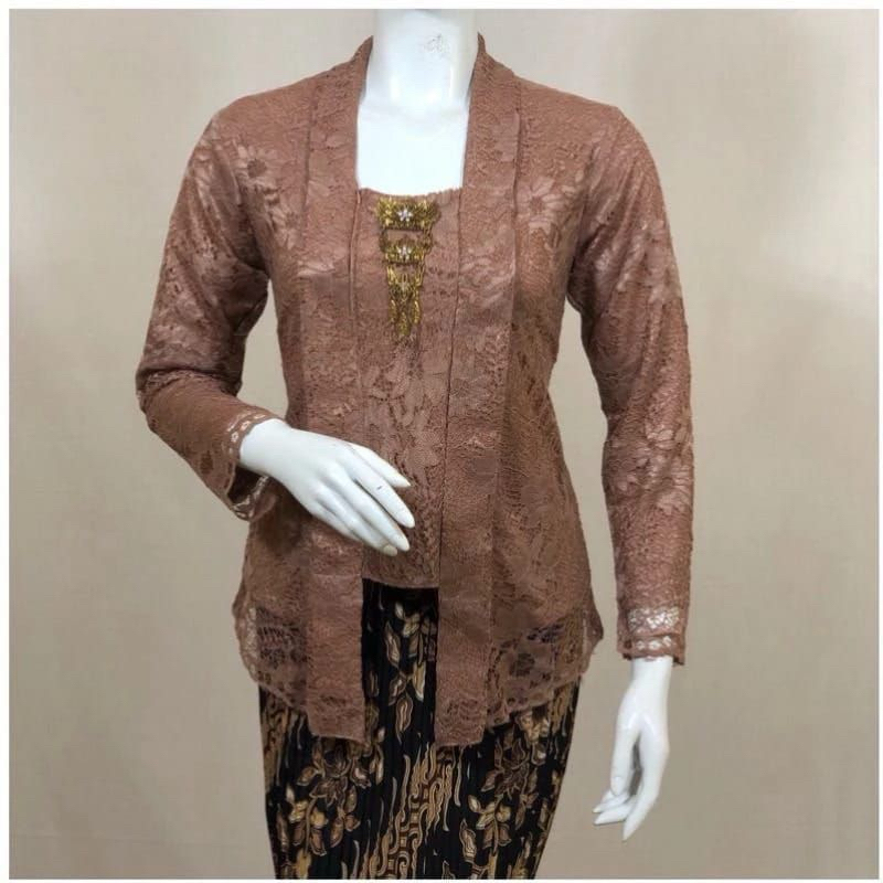 kebaya kutu baru Lengan Panjang / kutu baru brokat / kebaya wisuda / kebaya couple / kebaya modern