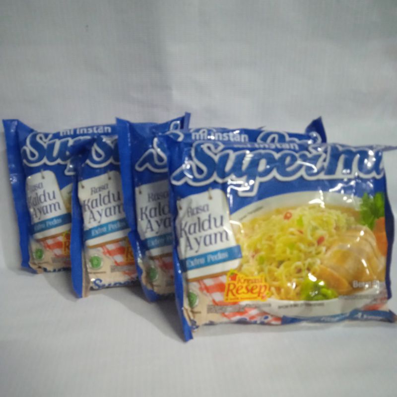 

mi instan Supermi biru rasa kaldu ayam