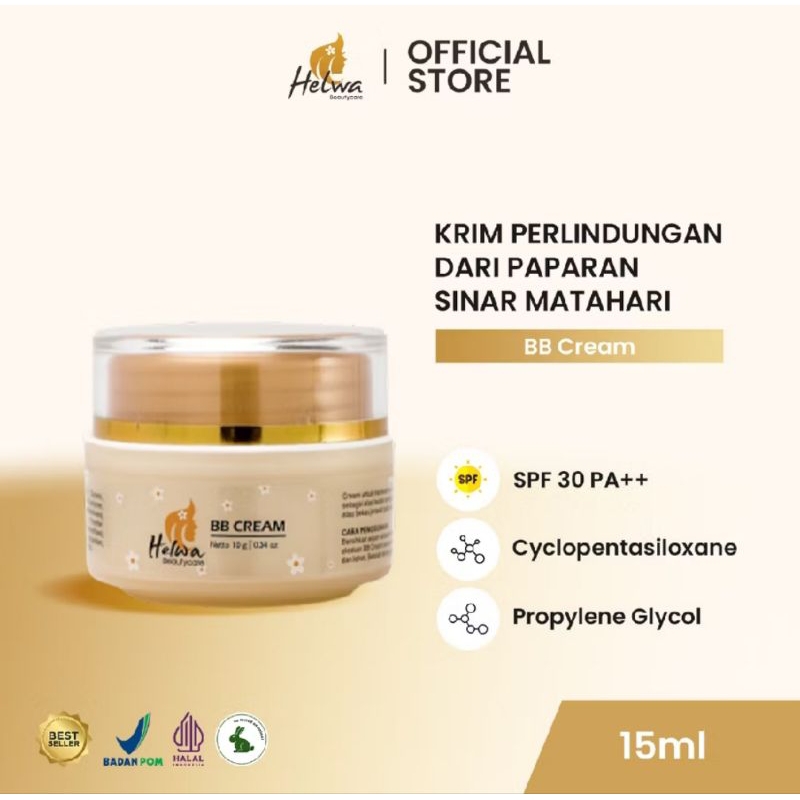 BB Cream Helwa Beautycare Glow Moist Luminous Makeup Cover Gress Segel