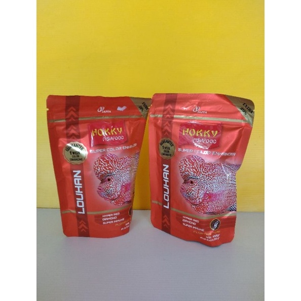 EKSKLUSIF pakan louhan pakan ikan louhan hokky 1gram