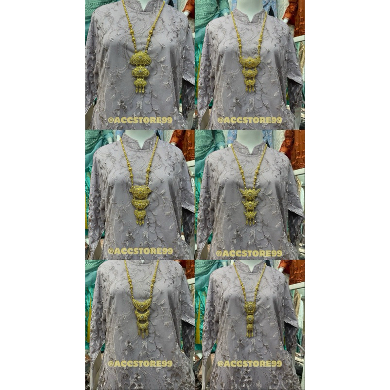 Kalung Etnik Adat Modern Kebaya Baju Bodo Pesta Pengantin Simple