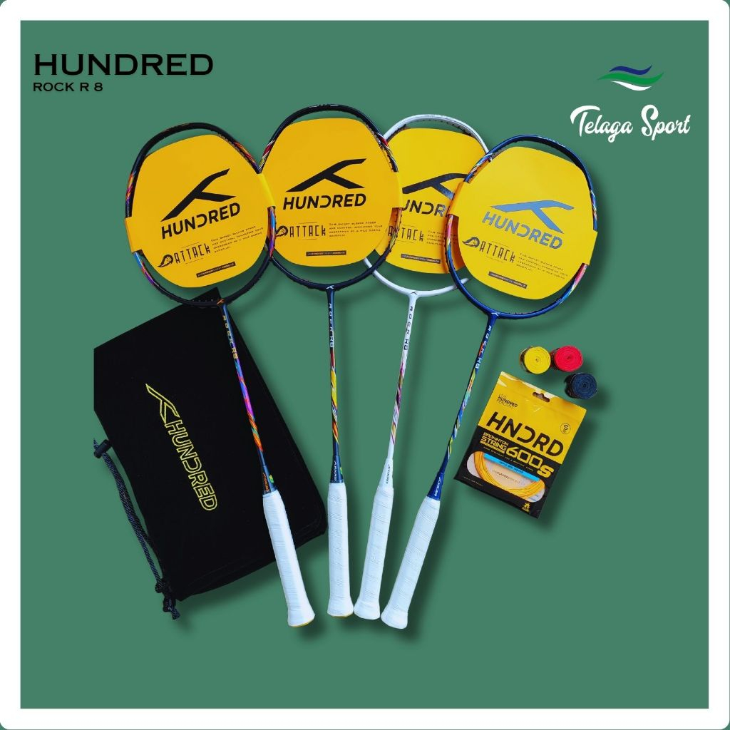 Raket Badminton Hundred Rock R8 Original