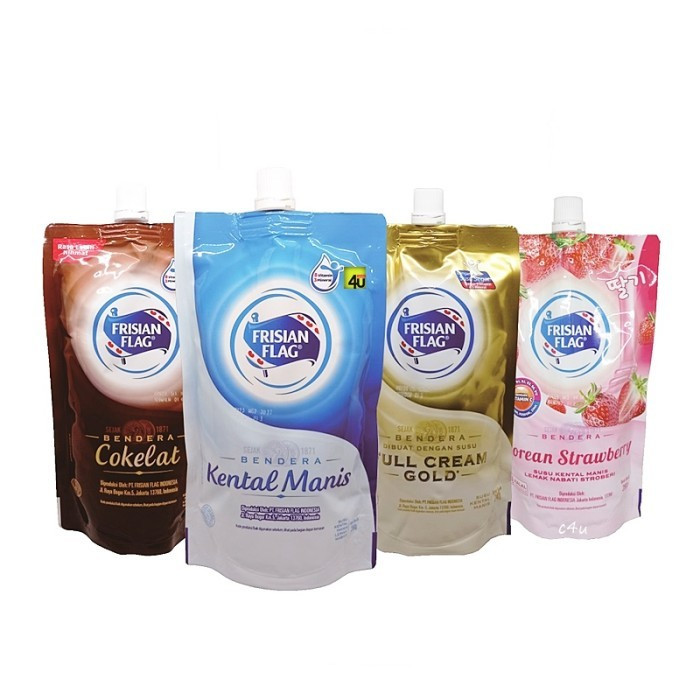 

FRISIAN FLAG Susu Kental Manis SKM 260ml Pouch Coklat Korean Stroberi