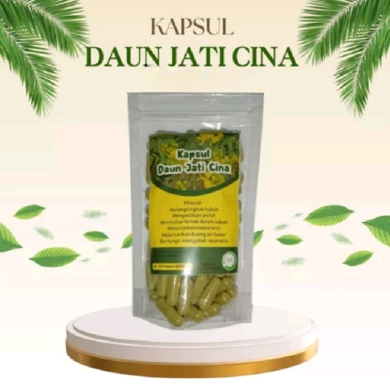 Kapsul daun jati cina isi 100kapsul