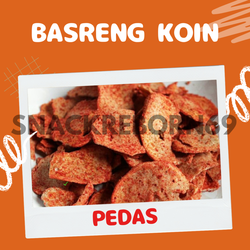 

Basreng Koin Pedas 250 gram - 1 kg Termurah Terenak