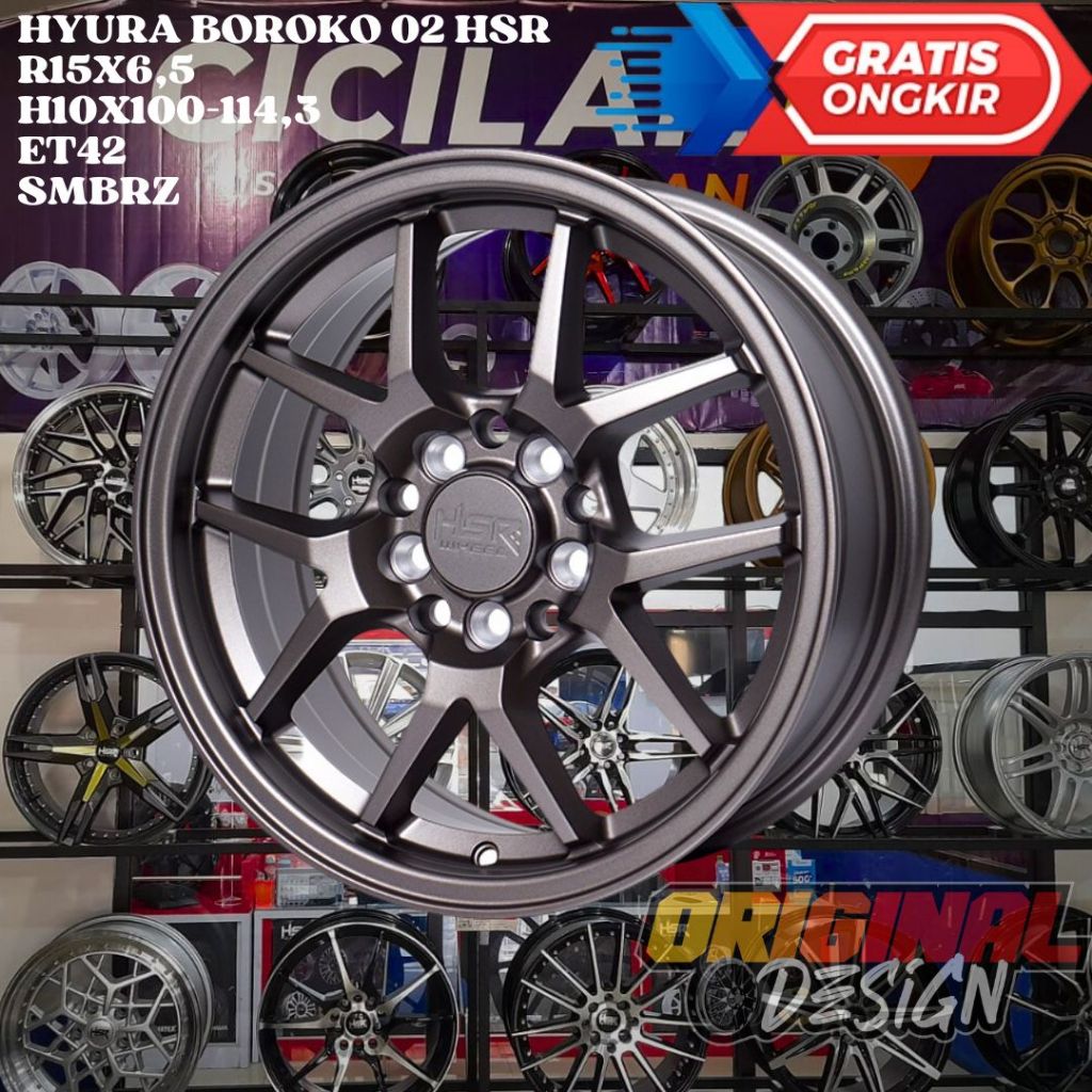 Velg Mobil ERTIGA , SIENTA , NEW XENIA , NEW AVANZA , HSR HYURA RING 15 R15