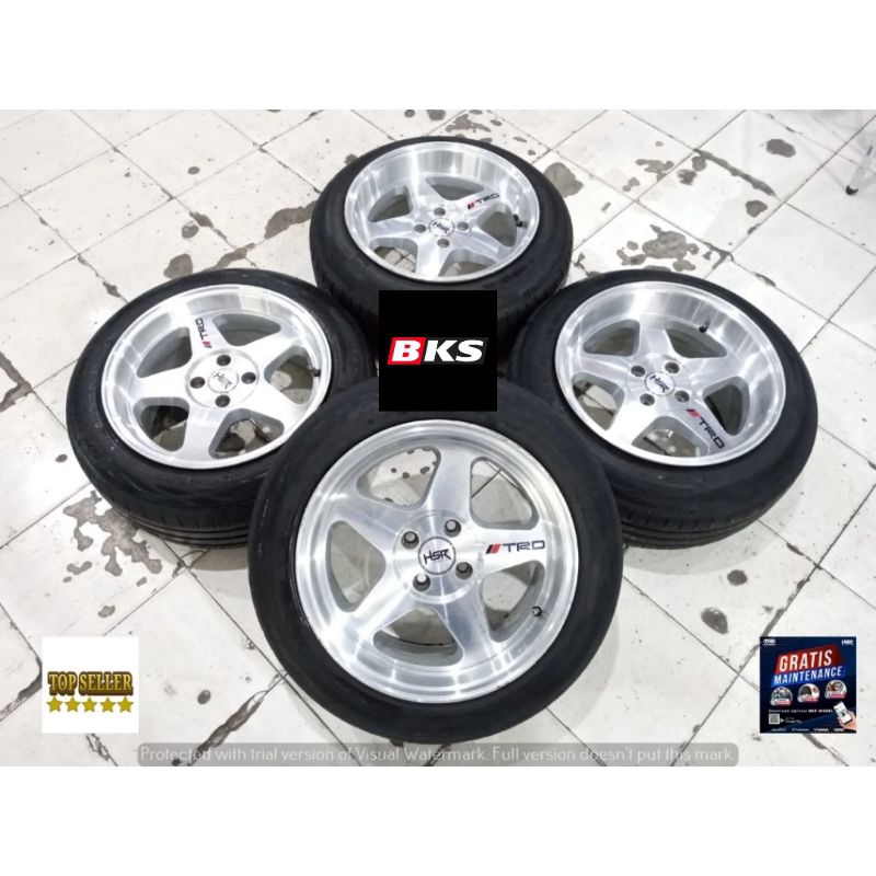 Velg Bekas Hsr Loud Ring 16 pcd 4x100 Buat Jazz Yaris Swift City
