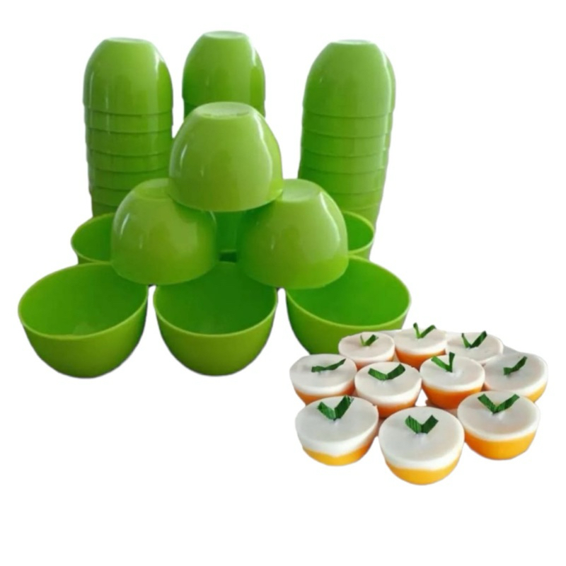 ( 10 pcs ) GROSIR  Cetakan Kue Talam / cetakan mangkok mini / cetakan puding