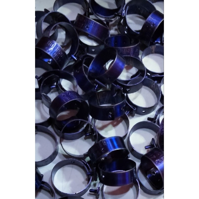 gelang kaki ayam import warna biru, harga perbiji