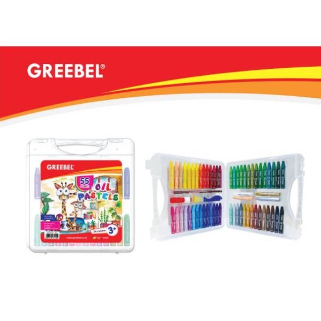 

TERDAHSYAT Crayon Greebel oil pastels 55 warna HALAL dan KIDS