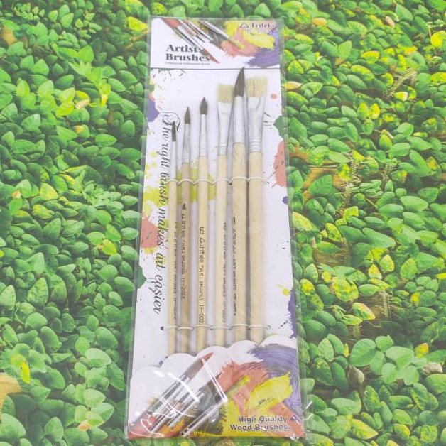 

DAHSYAT Kuas lukis set TRIFELO TF 223