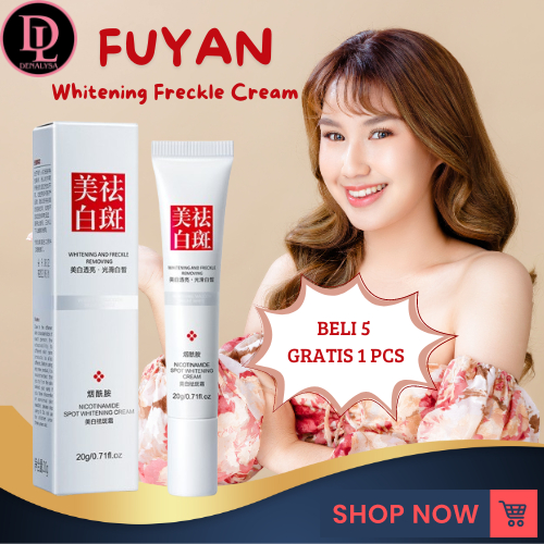 FUYAN WHITENING CREAM Fu Yan Whitening Freckle Krim Remove Dark Spots Anti Freckle Niacinamide
