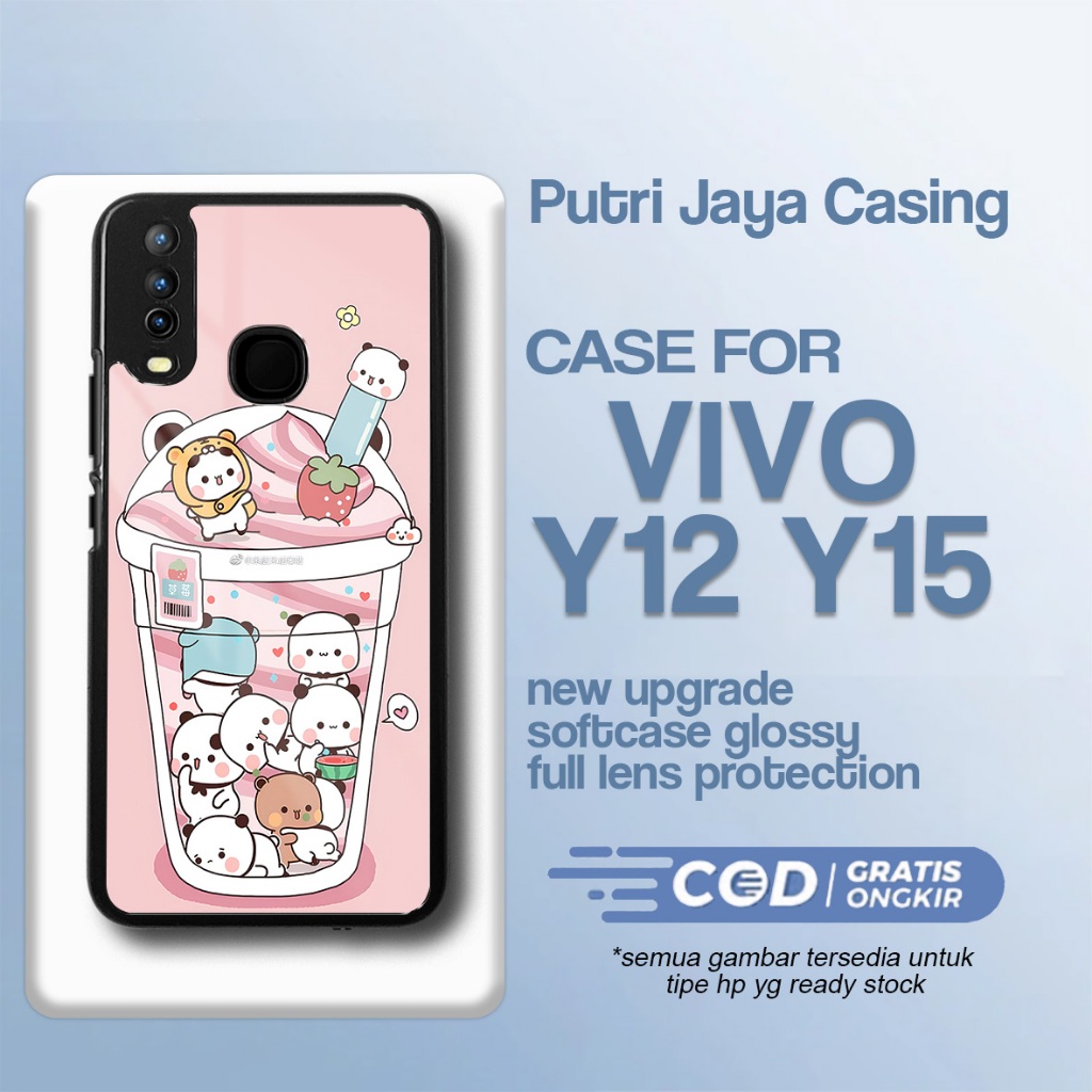 Case Vivo Y12 Y15 Terbaru - Casing Vivo Y12 Y15 - Motif Cute bb - Hardcase Premium Glossy - Softcase