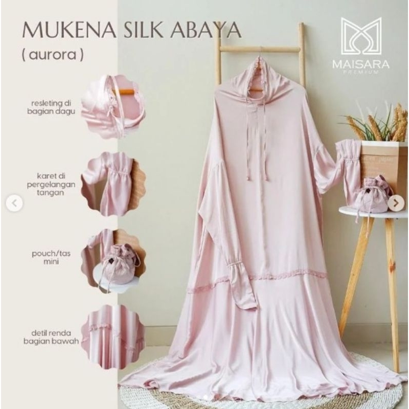 Mukena Silk Abaya Maisara Premium Aurora