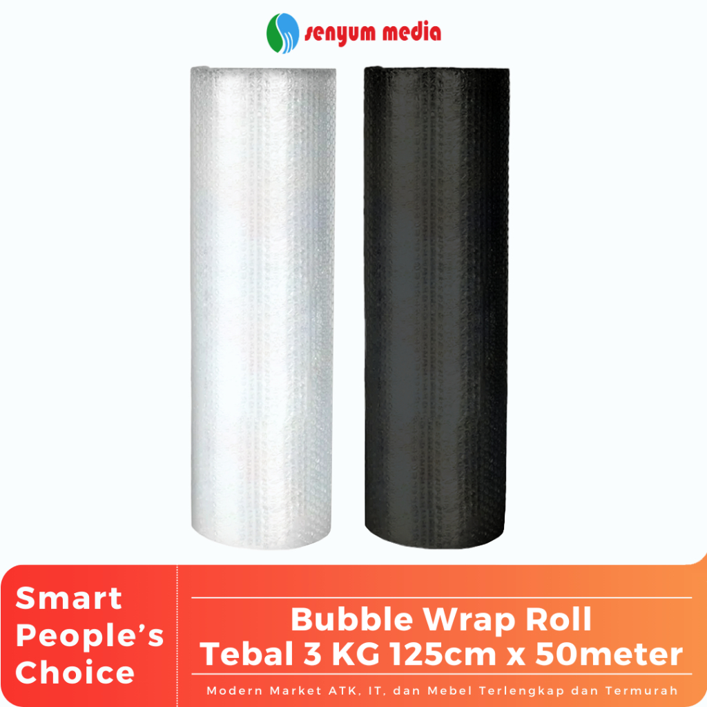 

Bubble Wrap Roll Tebal 3 KG 125cm x 50meter (1 Roll) (S:ROLL)