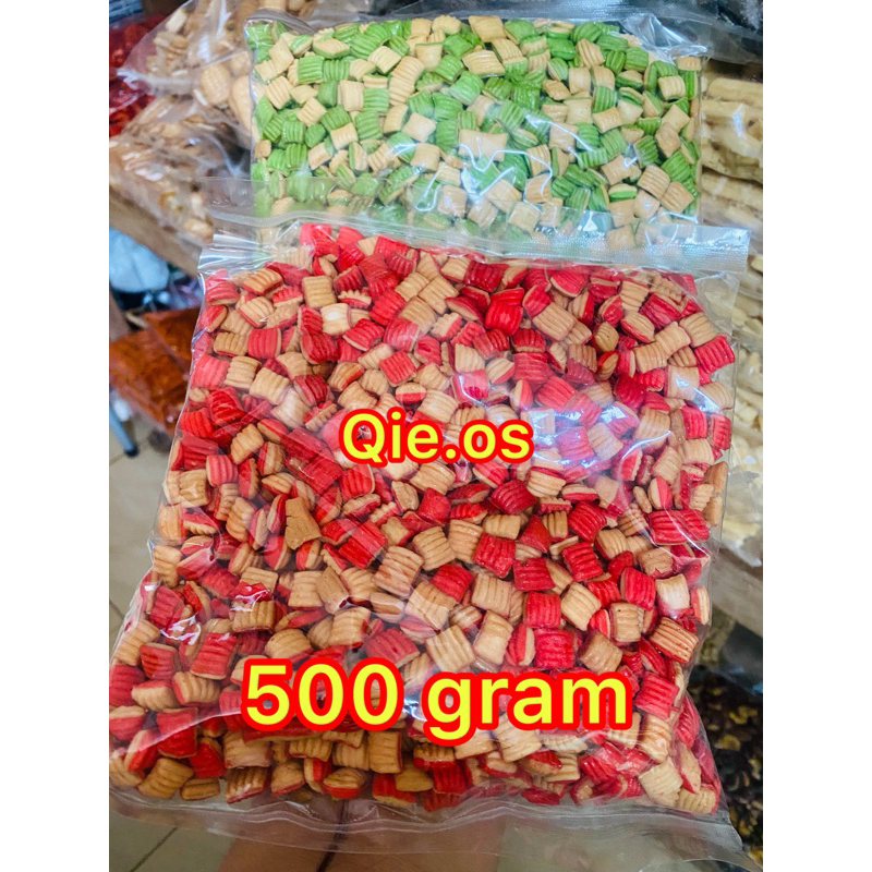 

pangpang snack jadul pandan strawbery manis 500 gram