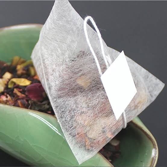 

TERBATAS Biodegradable corn fiber Pyramid Tea Bag kantong teh serat jagung ramah lingkungan 5 pcs